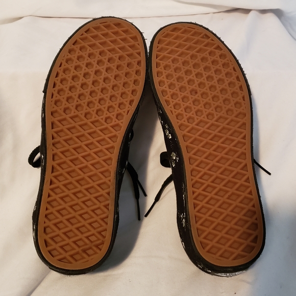 Black and white floral Vans New no tags or Box - Picture 3 of 7